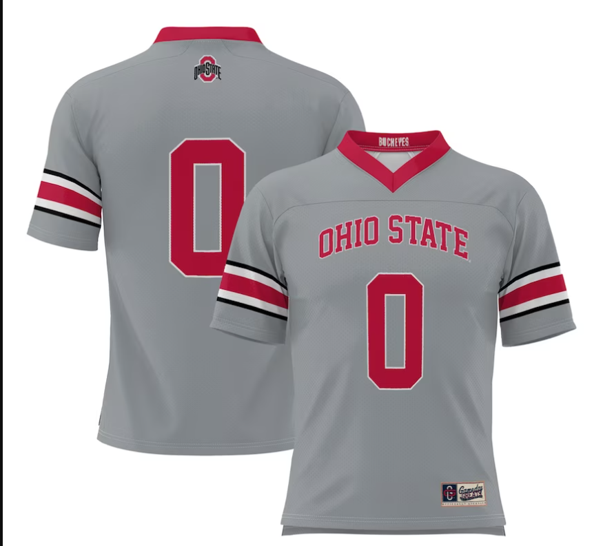 Men 2023 NCAA Nike Ohio State Buckeyes #0 ProSphere Lacrosse Jersey->nfl t-shirts->Sports Accessory